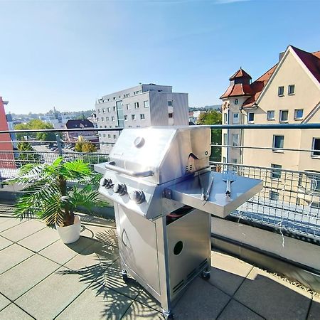 Ulmer Penthouse Fuer 7, Arbeitsplatz, Xxl-Dachterrasse, Grill, Wii Экстерьер фото